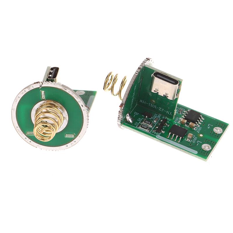 Flashlight Parts Switch Circuit Board 3.7V Type-C Micro Usb Charging Port Led Driving Board With Charge Protection