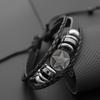 Fashion Punk Personality Accessories Five-pointed Star Beaded Bracelet Simple Versatile Adjustable Men's Bracelet