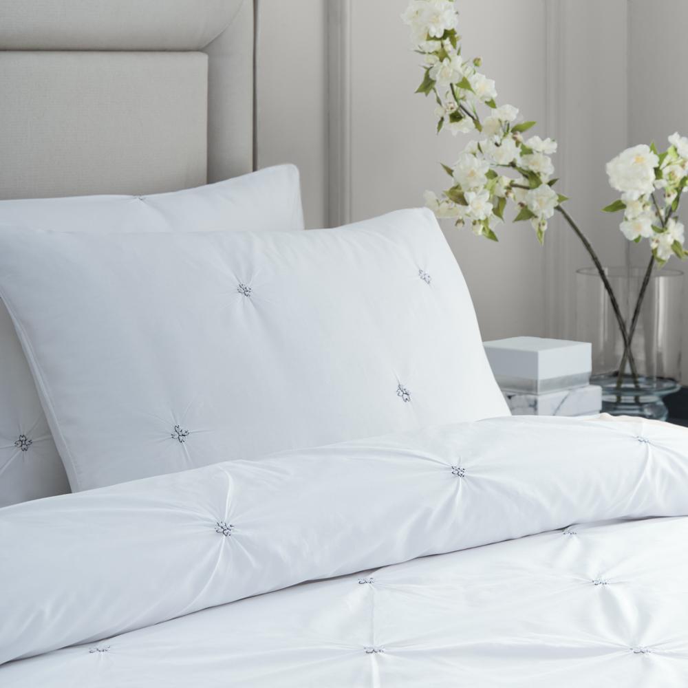 Paoletti Elysia Reversible Cotton Duvet Cover Set