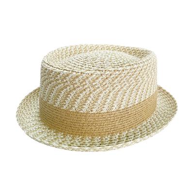 Basic Quench Mosaik Zopf Porkpie Mosaik Natur Einheitsgröße passt und Nummer Hut, Groß, Stickig, Muster, Materialien, Antibakteriell, Desodorierend, Alle,