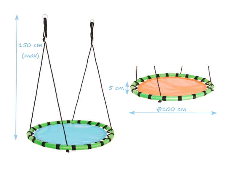 Stork's nest Vario 100 cm - orange