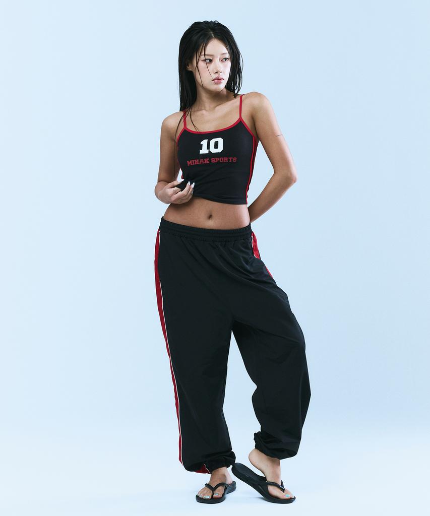MIHAK Color Block Track Jogger Pants (Black)