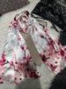 BYSIFA|New Khaki Yellow Silk Scarf Printed Winter Elegant Peony Design Long Scarves Shawls Fashion Brand Head Neck Scarves Capes
