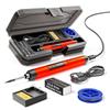 Rechargeable Digital Display Soldering Iron Kit for Home and Outdoor Repairs