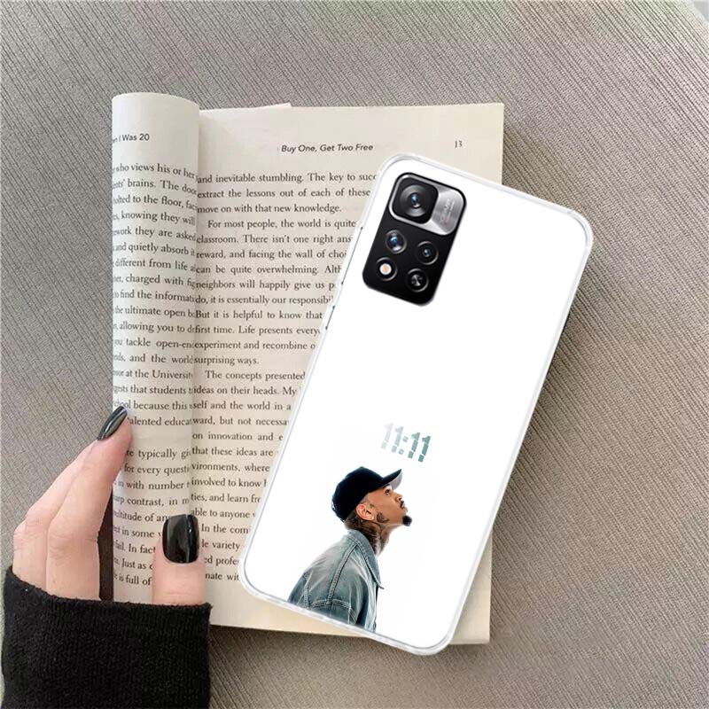 Chris Brown Amerikanischer Rapper Handyhülle Für Redmi Note 13 12 Pro Plus 14 15 Pro 5G 11 11T 11E 11S 10 Pro 10S 9 9S Hülle Handy Klar