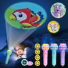 Flashlight Projector Torch Lamp Toy Cute Cartoon Creativity Toy Torch Lamp Flashlight Projector Toy Baby Sleeping Story Book
