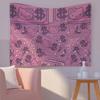 Sanrio Hello Kitty Printed Tapestry Cartoon Cute Bedroom Living Room Background Wall Decoration Dormitory Apartment