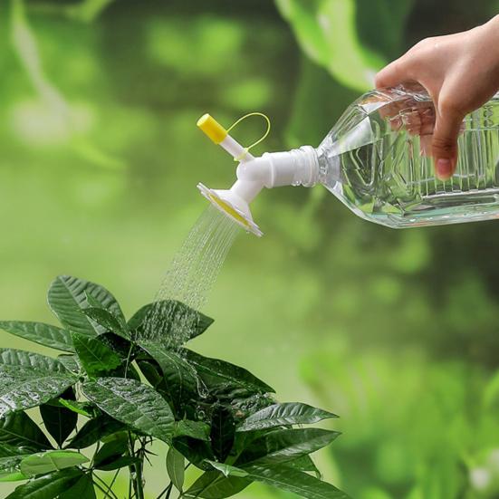 1/3Pcs Water Bottle Sprinkler Cap 2 Modes Adjustable 32-Holes Design Universal Bottle Watering Spout Plant Sprayer Head Accessories