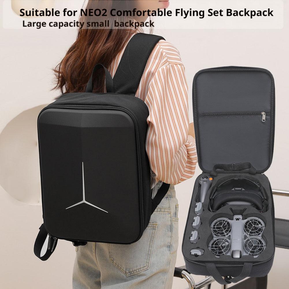 For DJI NEO2 Motion Sensing Storage Bag EVA Hard Shell Anti Fall And Shockproof Drone Backpack Outdoor Travel Shoulder Bag