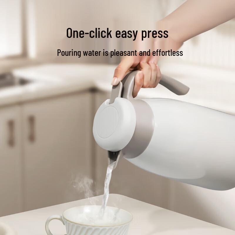 mosh! 1600ml Glass Lined Insulated Kettle