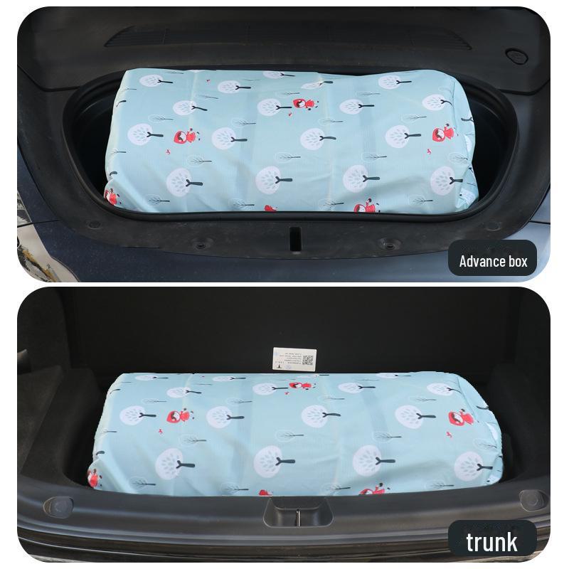 Tesla Model Y Car Mattress - Thickened, Foldable for Rear Seats, Ideal for Travel, Camping, and Rest.