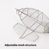 Fishing Bait Cage Stainless Steel Baits Trap Cage Basket Feeder Holder Fishing Accessories for Shrimp Crab Fish