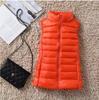 Women's Lightweight Short Down Vest - Sleeveless Winter Outerwear Jacket