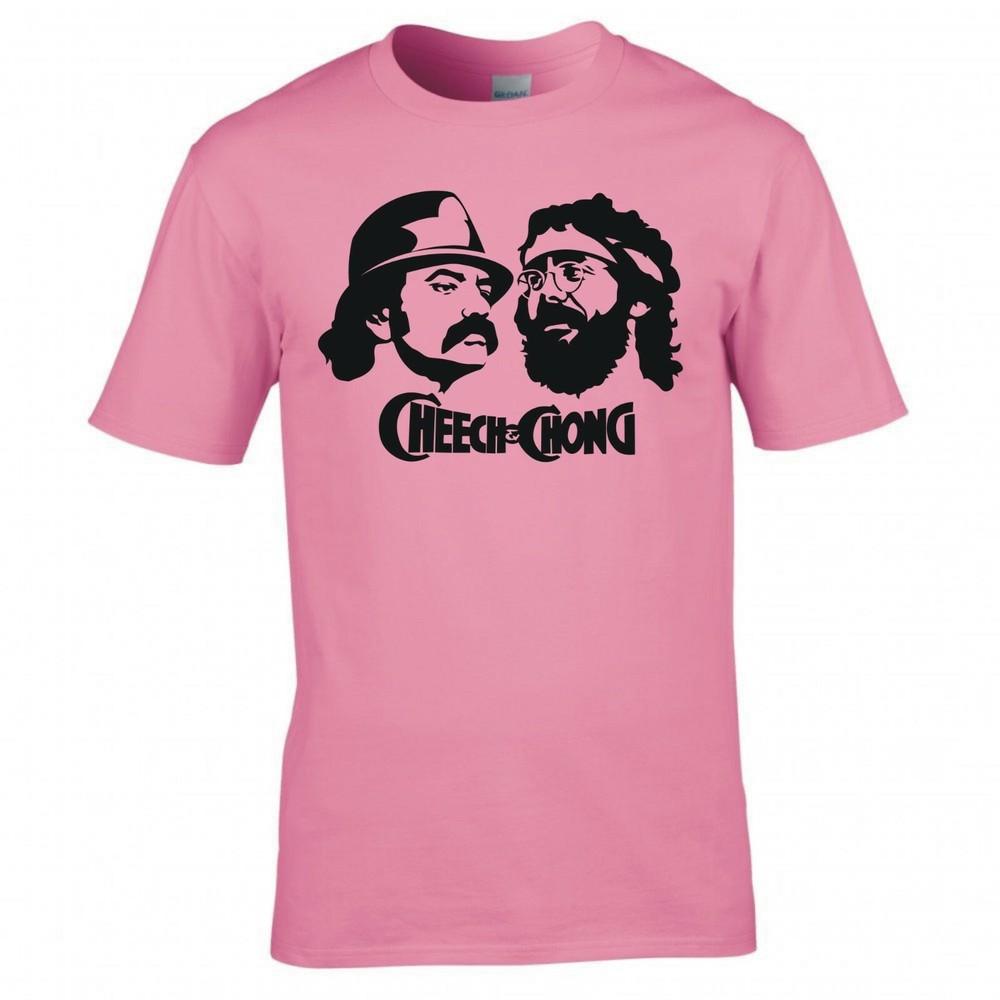 T-shirt Ispirata ai Volti di Cheech Chong