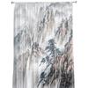 Landscape Ink Painting Tulle Window Curtains Living Room Organza Yarn Sheer Voile Curtain Bedroom Kitchen Home Decor Drape