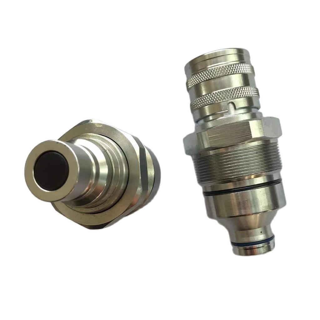 7246802 7246799 Flat Face Hydraulic Breakaway Coupler For Bobcat V1311-77150 77140 Hyd.Faster Coupling