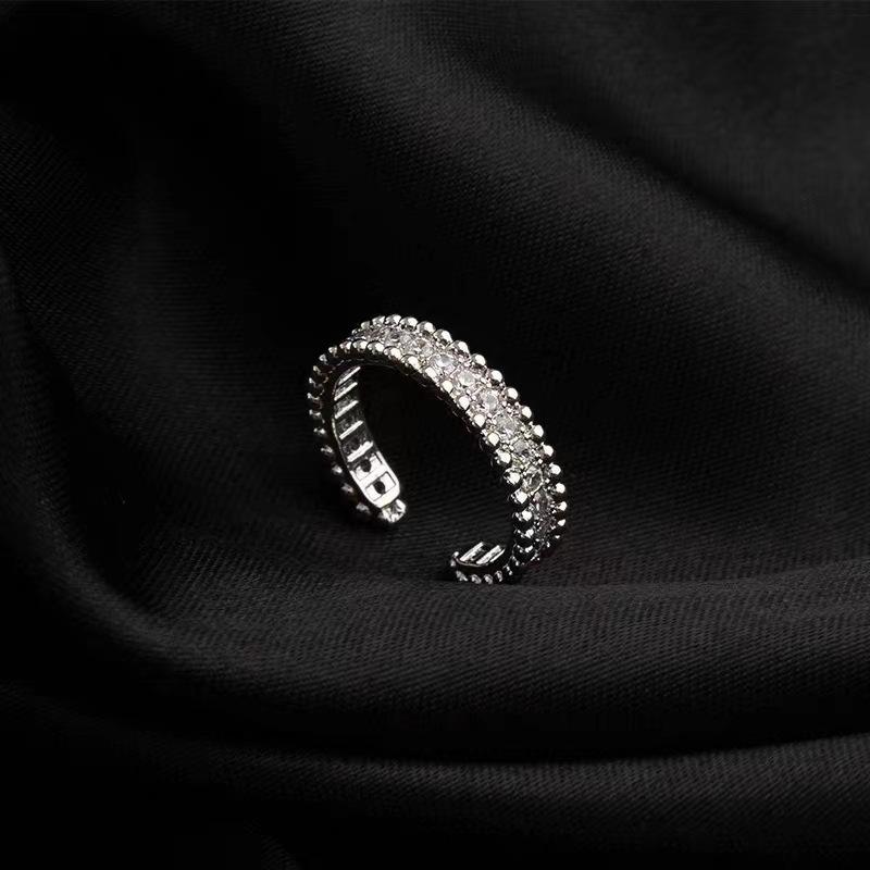 New European and American Personalized Retro Open Mouth Ring, Fashionable, Simple and High-end Rings