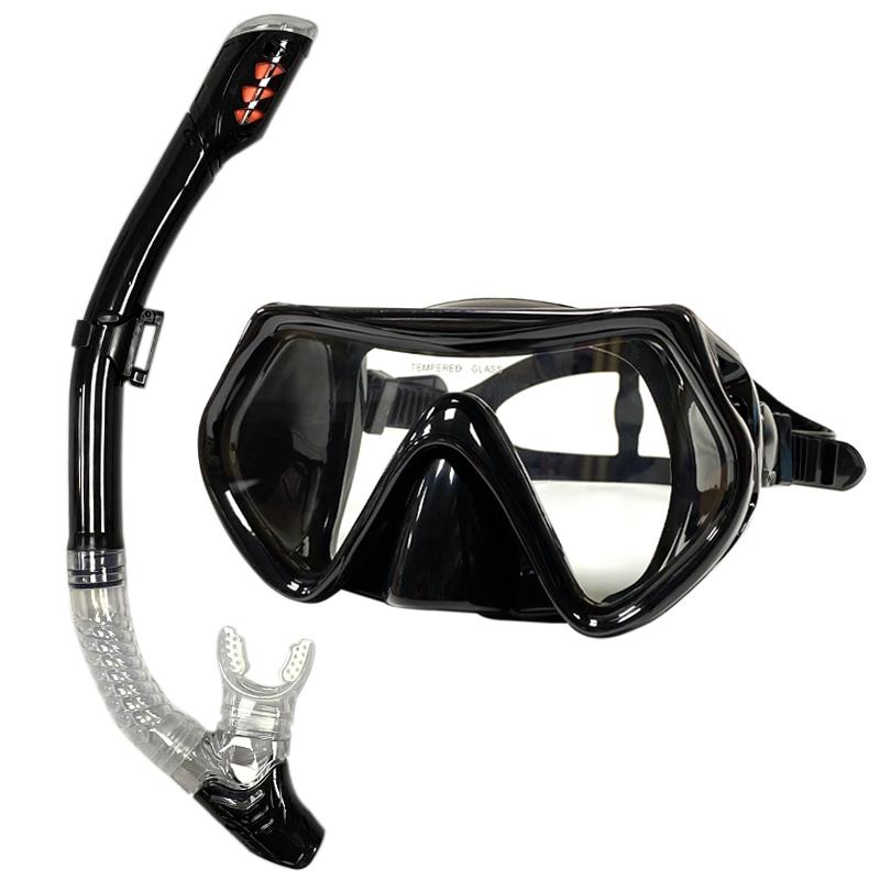 Professionelle Tauchmaske Schnorchelanzug Erwachsene Silikonlippe Antibeschlagbrille Schwimmausrüstung