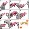 Alip Chastity Belt for Extra Chastity Belt for Boys and with 4 Chastity Flat Chastity Silicone Chastity Chastity Chastity SM Penis Adult Pink Men,