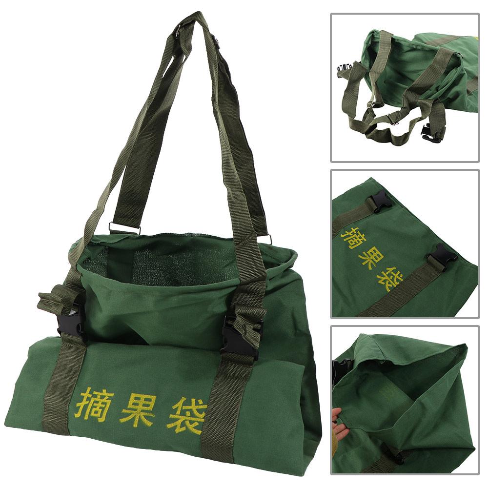Adjustable Large Harvesting Pouch Portable Garden Gathering Bag Fruits Picking Bag Orchard
