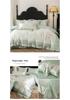 Dream Island Embroidered Cotton 4-Piece Set - Long-Staple 100S Flower Stream
