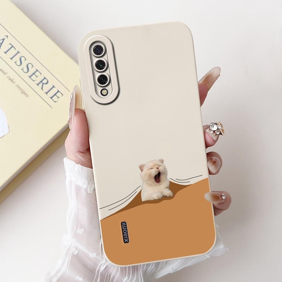 For Xiaomi Mi A3 Case MiA3 Shockproof Cover Cute Cartoon Panda Rabbit Soft Silicone Matte TPU Phone Case For Xiaomi Mi CC9e Capa