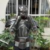 Armură Neagră de Luptă Pitică Purtabilă Costum Cosplay Războinic Moria pentru LARP, Joc de Rol Fantasy Halloween
