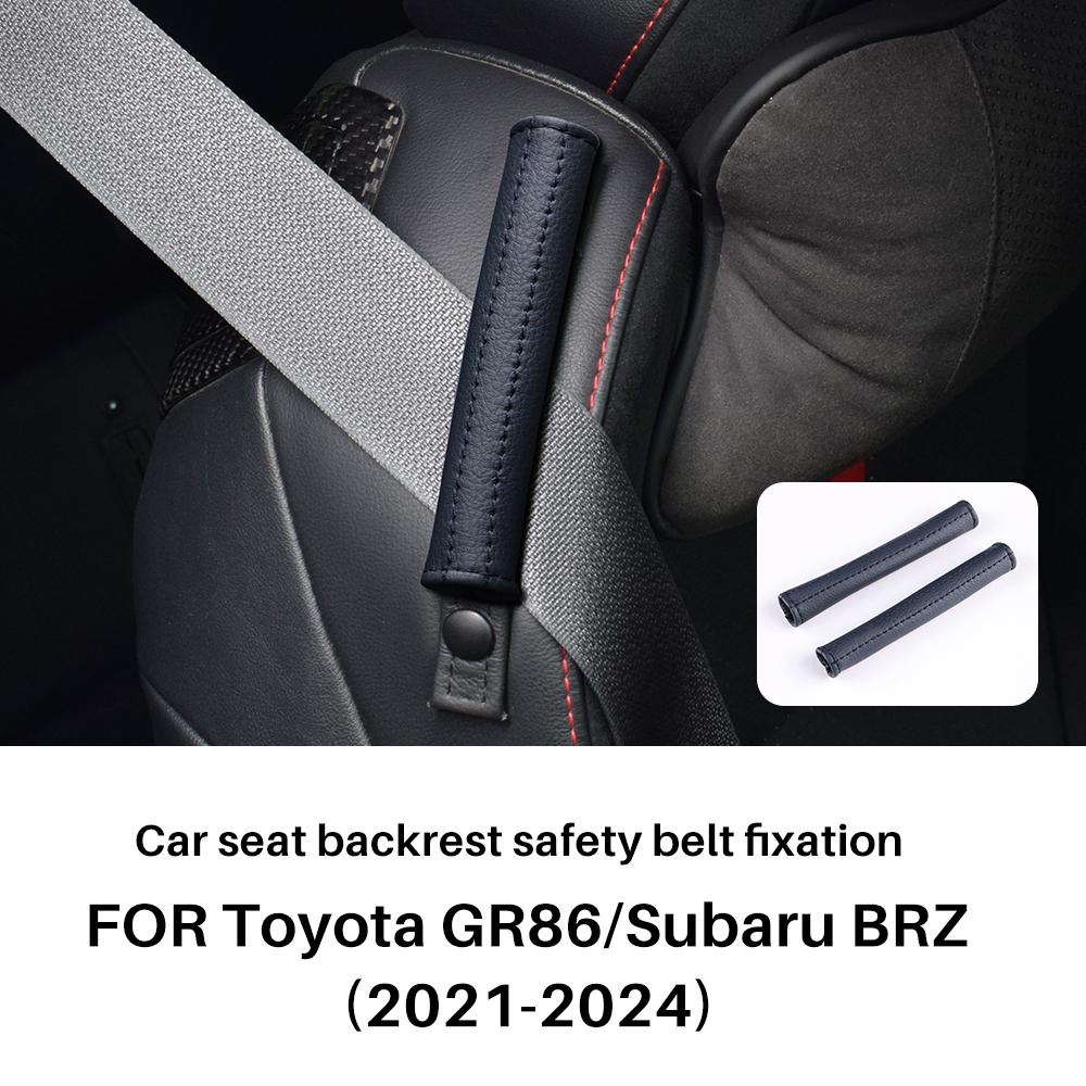 1Pair Car Seat Back Belt Cover For Subaru BRZ Toyota GR86 2012-2019 2020 2025 2025 2025 2025 Car Interior LHD RHD Accessories