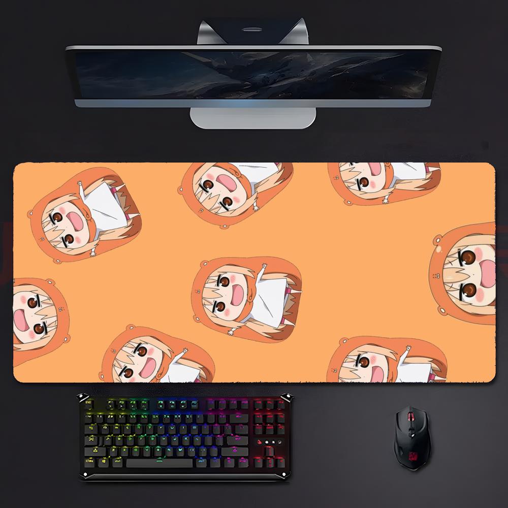 Anime Comedy Hhimouto Umaruchan Mouse Pad Mousepad Large Gaming Lockedge Thickened Pc Table Desk Mat