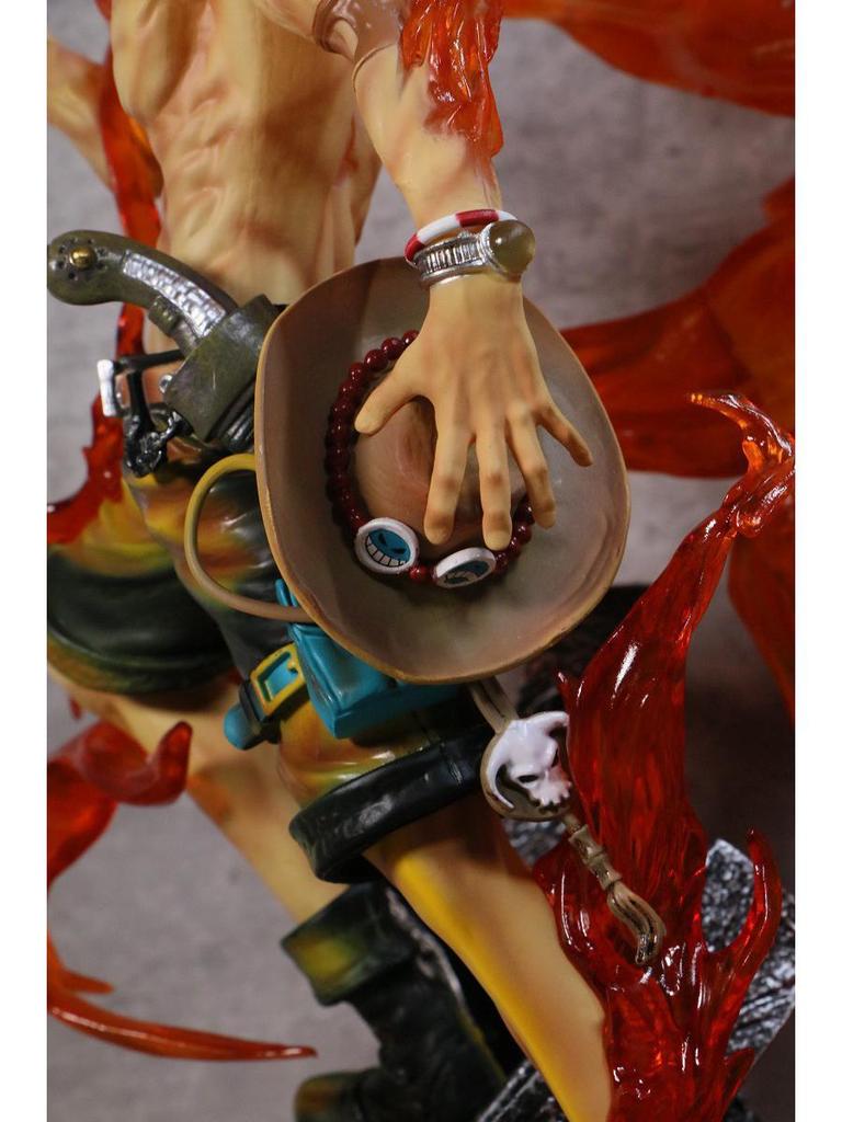 One Piece Ace Fire God Light-Up Figure