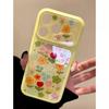 ins summer yellow background oil painting flower for iPhone17promax Apple 16/15/14 Pro phone case