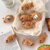 Ins Cartoon Cute Taiyaki Brooch Plush Fish Brooch Backpack Sweater Corsage Sea Bream Brooch Accessories Fashion Party Small Gift