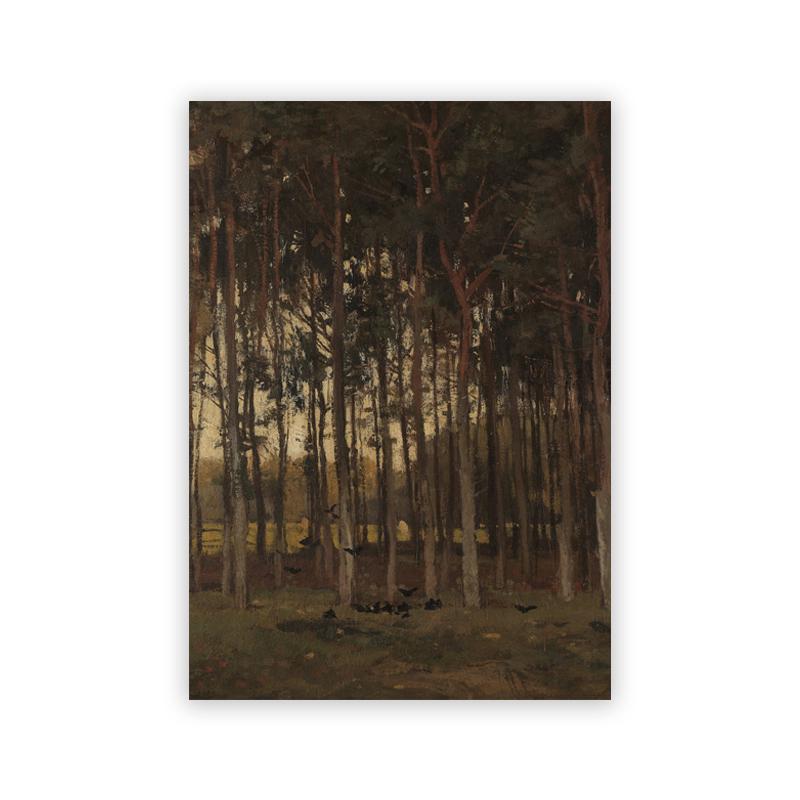 Moody Victorian Paintings Prints Vintage Dark Academia Aesthetic Decor Floral Poster Skeleton Canvas Painting Gallery Wall Decor