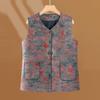 Mid-Aged Women's Chinese Style Button-Up Vest
