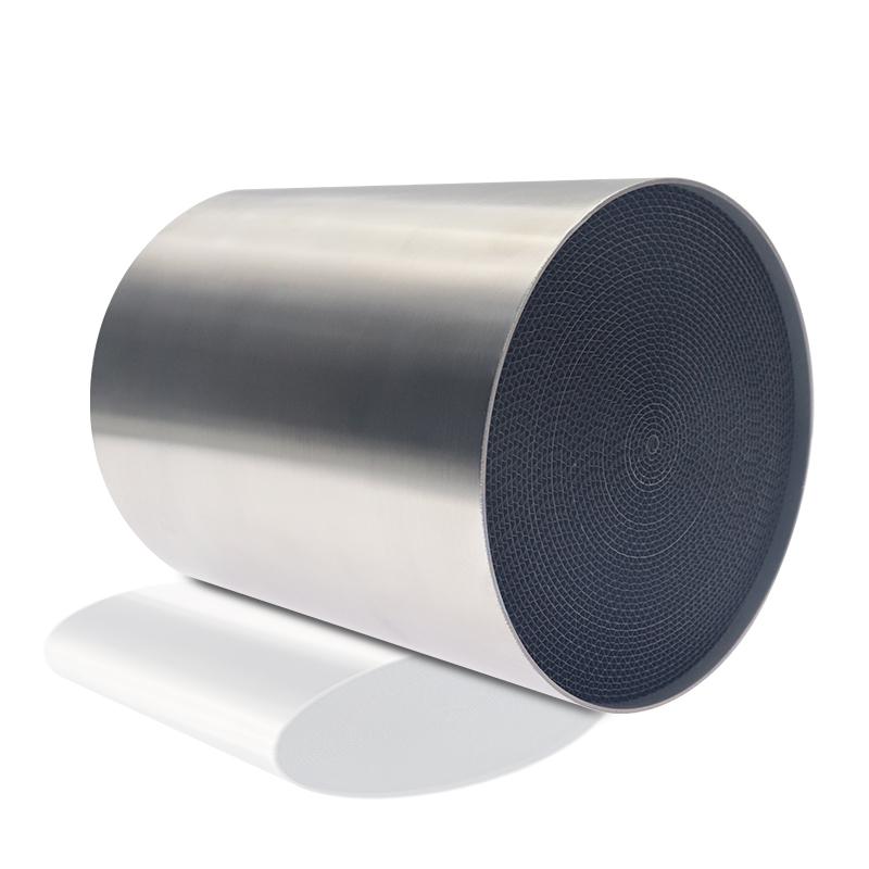 114X100mm 200CPSI High Quality Flow Catalytic Converter Filter Packets Universal Metallic Honycomb Catalytic Converter Metallic Catalyst