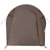 2 Person Tunnel Tent Brown Waterproof