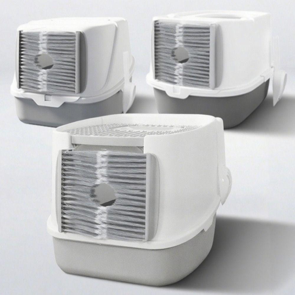 Cepillo Profesional para Eliminar Pelo de Mascota Cepillo Efectivo para Puerta de Arenero Peine para Puerta de Gato Para Arenero