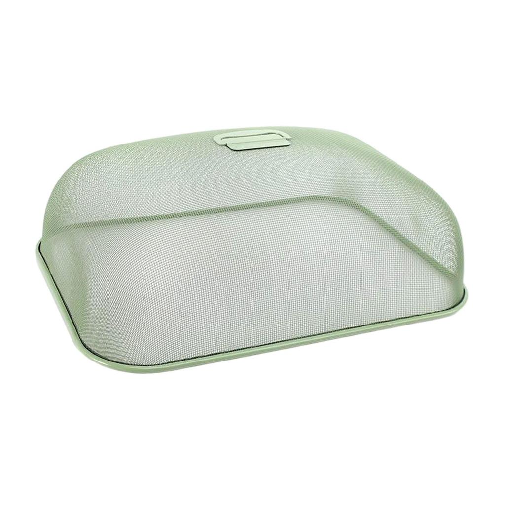 Mesh Kitchen Cover Iron Food Net Dome Protector 18.5 Inch Large Screen for Outdoor Picnic Table BBQ