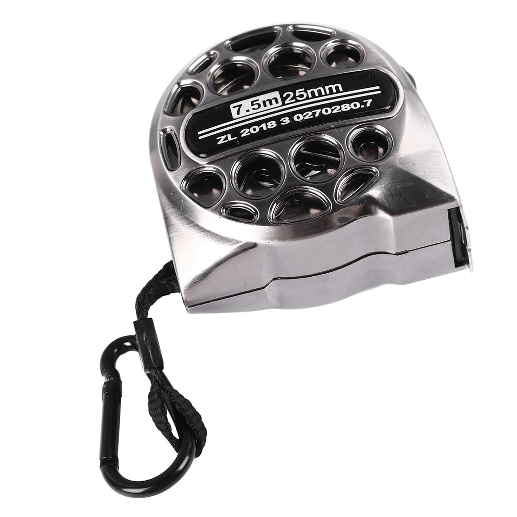 Edelstahl Maßband Doppelseitige Skala Hohl Design Einziehbarer Metrischer Lineal für