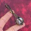 Rainbow Moonstone Pendant Copper Wire Wrapped Guitar Pendant Genuine Gemstone Jewelry Handmade Elegant Pendant Copper Jewelry Gifts for Wife