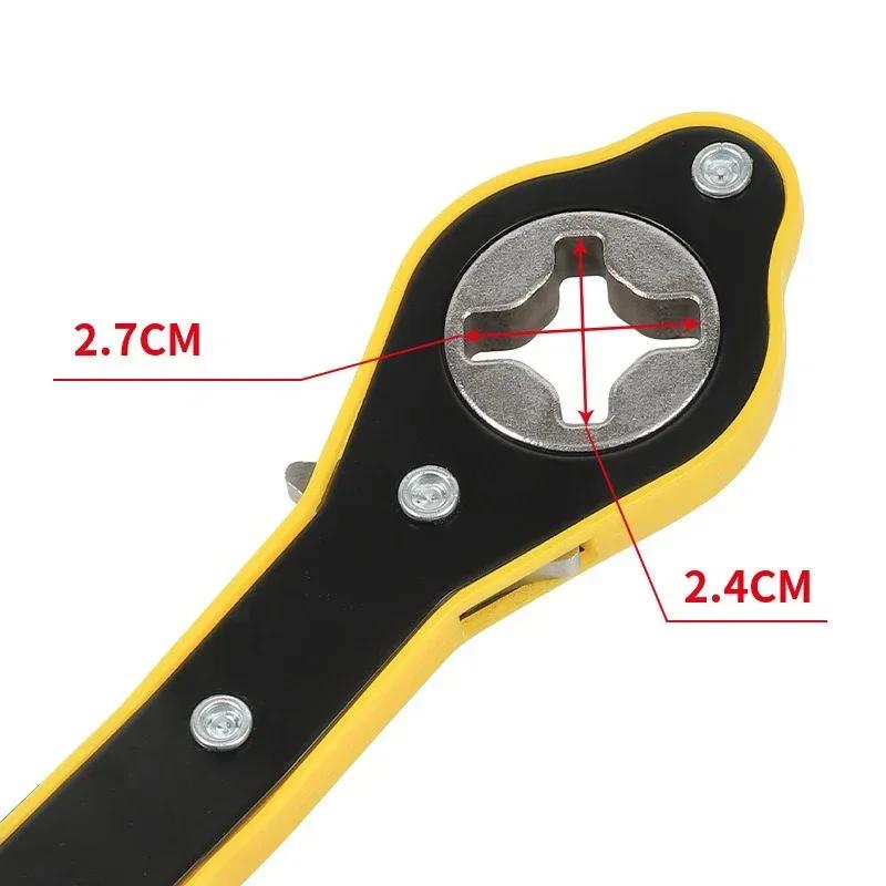 Car Labor Saving Jack Ratchet Wrench Car Tire Jack Removal Wrench Cross Labor Saving Wrench Jack Rocker Arm Auto Repair Tools