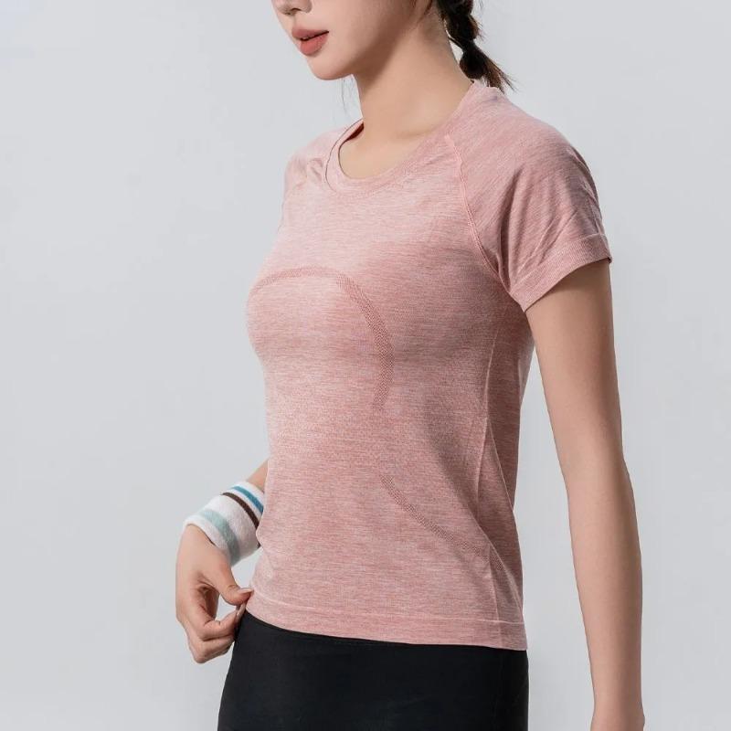Yoga Short-sleeved Seamless Sports Top Professional Fitness Running Quick-drying Slim Breathable Training Outdoor Yoga Top