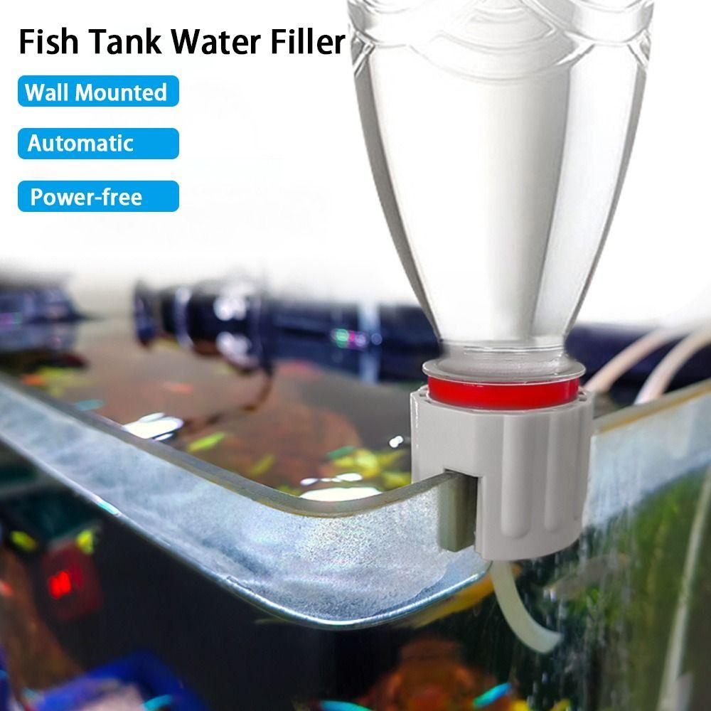 Wall Mounted Fish Tank Water Filler Silent Power-free Aquarium Automatic Water Filter Universal Automatic