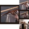 Wooden Coat Hanger With Shoulder Support For Home And Retail Use