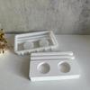 Tealight Base Silicones Molds for Gypsum Decorations, Wreath Silicones Molds