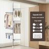 Indoor Retractable Floor-to-Ceiling Clothes Rack for Bedroom and Balcony