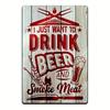 Retro Wine Metal Sign Plaque Vintage Whiskey Painting Perfect for Bar Restaurant Club Man Cave Wall Decor