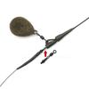 10pcs Carp Fishing Accessories Clam Lock Quick Change Swivels with 8 word Rolling Ring Connector For Carp Rig Tackle Accessories