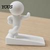 Hållbar Dörrstoppare Söt Dörrstoppare Kil, Liten Figur Halkfri Stopp för Dörrens Nedre Dekoration, 3D-printad Kil Sovrum Kontor Tjock Bas