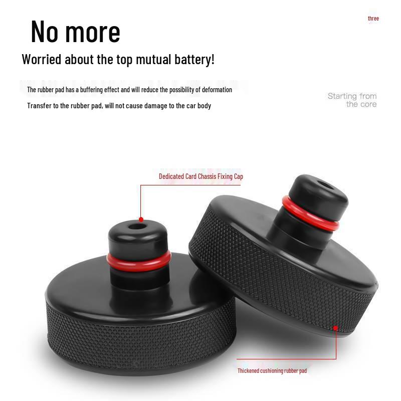 Almofada de Macaco de Borracha para Tesla Model 3/Y/X/S - Amortecedor de Absorção de Choque para Todas as Séries